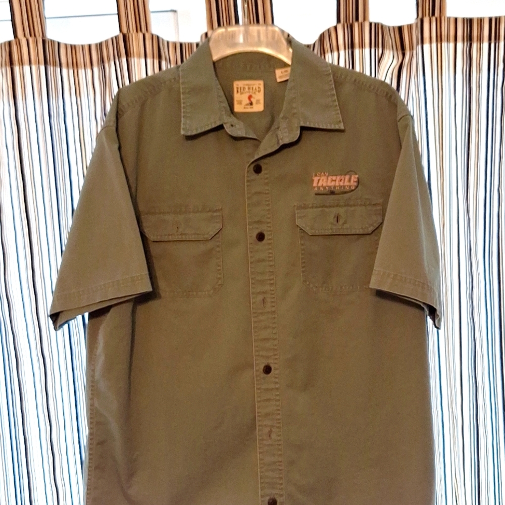 2 Redhead Men's Shirts. Long sleeve & Short sleeve.
